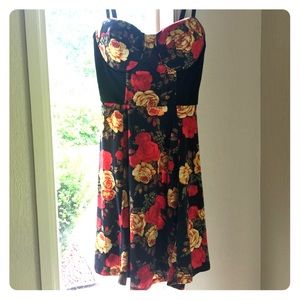 Material Girl Floral Dress (S)